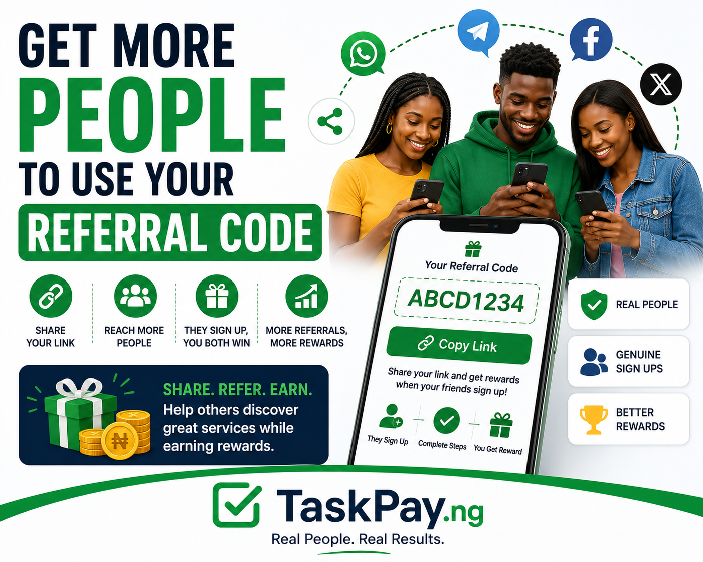 How to Get People to Use Your Referral Code in Nigeria